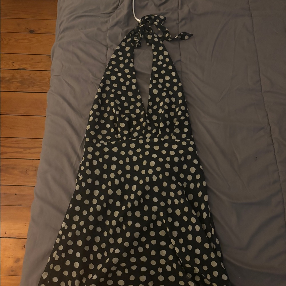 Forever 21 Black and White Polka Dot Mini Dress
